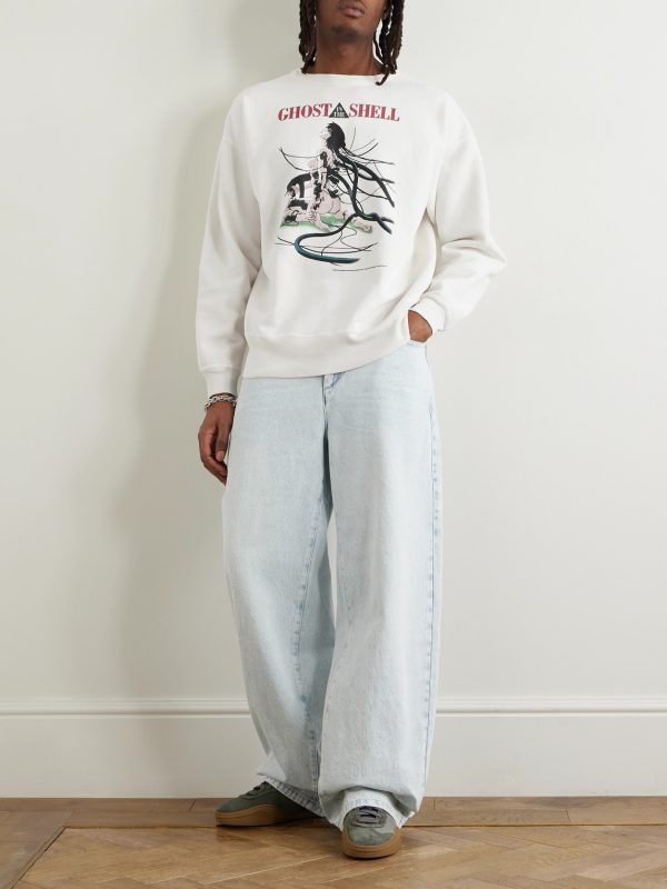+ Ghost in the Shell Printed Cotton-Jersey Sweatshirt - OU