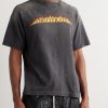 Obliterate Printed Distressed Cotton-Jersey T-Shirt - FR Obliterate Printed Distressed Cotton-Jersey T-Shirt - FR