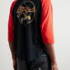 + LASTMAN Oversized Printed Cotton-Jersey T-Shirt - BK + LASTMAN Oversized Printed Cotton-Jersey T-Shirt - BK