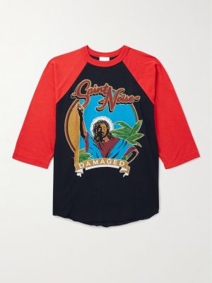 + LASTMAN Oversized Printed Cotton-Jersey T-Shirt