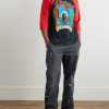+ LASTMAN Oversized Printed Cotton-Jersey T-Shirt - OU + LASTMAN Oversized Printed Cotton-Jersey T-Shirt - OU