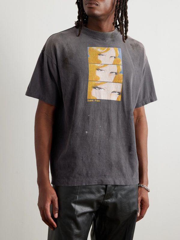 + Pam Printed Cotton-Jersey T-Shirt - FR + Pam Printed Cotton-Jersey T-Shirt - FR