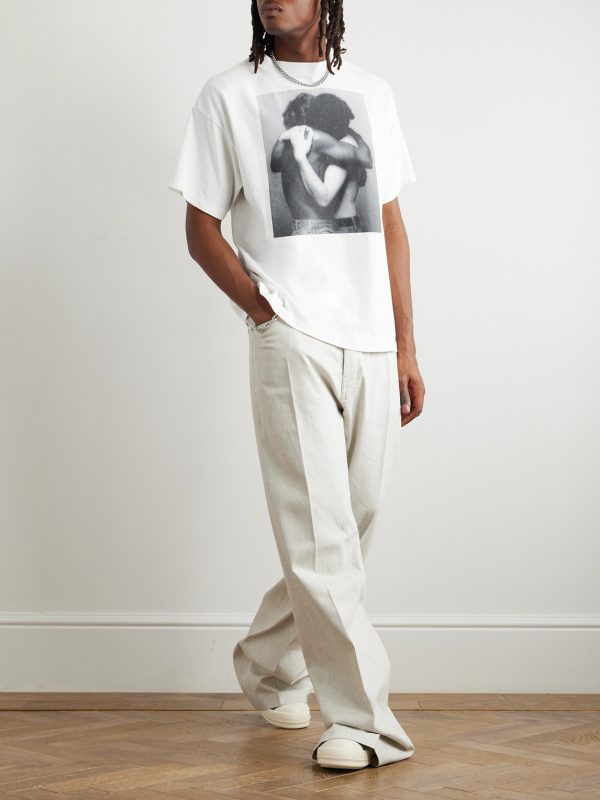 + Robert Mapplethorpe Printed Cotton-Jersey T-Shirt - OU + Robert Mapplethorpe Printed Cotton-Jersey T-Shirt - OU
