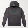 SMX6 Distressed Logo-Print Cotton-Jersey Hoodie SMX6 Distressed Logo-Print Cotton-Jersey Hoodie