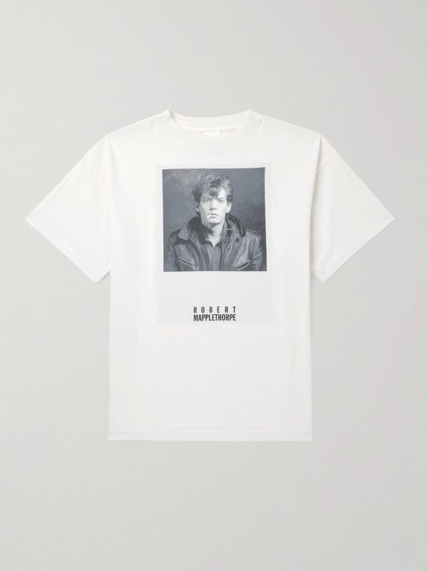 + Robert Mapplethorpe Printed Cotton-Jersey T-Shirt + Robert Mapplethorpe Printed Cotton-Jersey T-Shirt