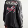 + Cowboy Bebop Easy Come Printed Cotton-Jersey T-Shirt - BK + Cowboy Bebop Easy Come Printed Cotton-Jersey T-Shirt - BK