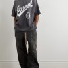 + Fear of God Distressed Printed Cotton-Jersey T-Shirt - OU + Fear of God Distressed Printed Cotton-Jersey T-Shirt - OU