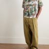 Crosby Convertible-Collar Printed Silk Shirt - OU Crosby Convertible-Collar Printed Silk Shirt - OU