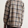 Checked Wool and Linen-Blend Shirt - BK Checked Wool and Linen-Blend Shirt - BK