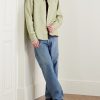 Keesey Convertible-Collar Silk-Shantung Shirt - OU Keesey Convertible-Collar Silk-Shantung Shirt - OU