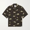Copa Camp-Collar Printed Silk Shirt Copa Camp-Collar Printed Silk Shirt