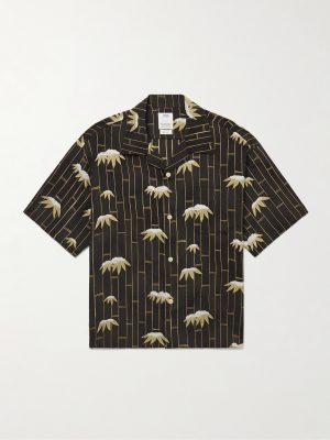 Copa Camp-Collar Printed Silk Shirt Copa Camp-Collar Printed Silk Shirt