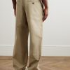 Sharma Straight-Leg Cotton-Twill Drawstring Chinos - BK