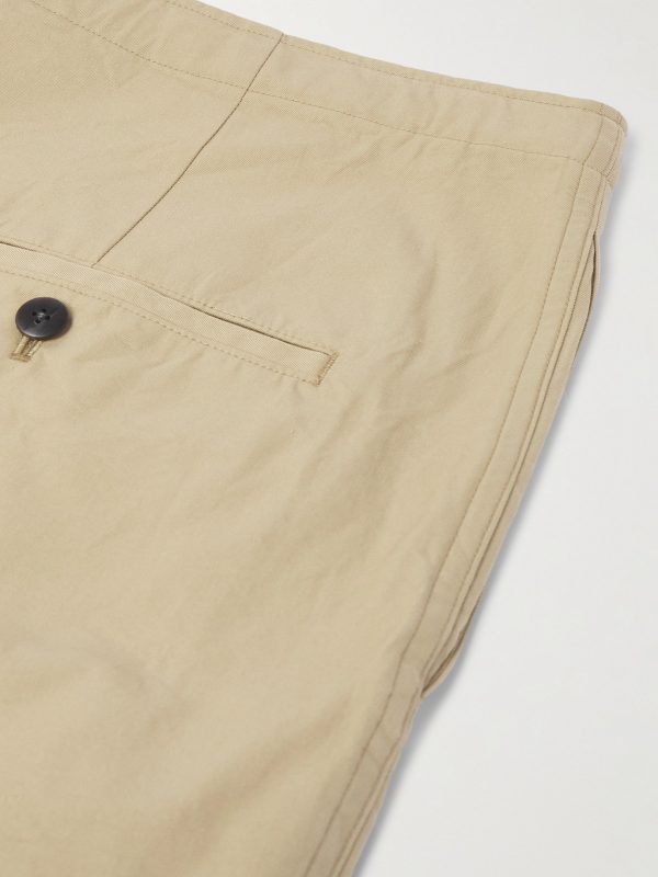 Sharma Straight-Leg Cotton-Twill Drawstring Chinos - CU