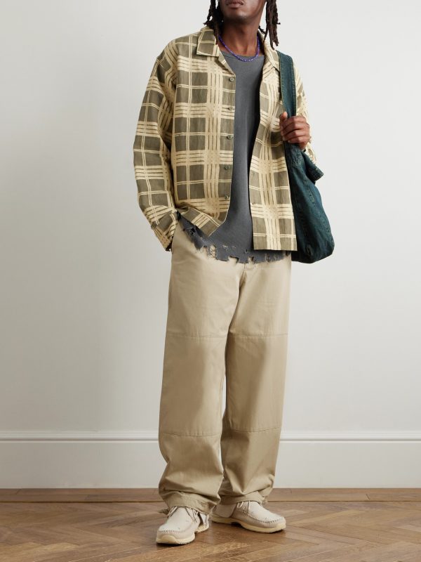 Sharma Straight-Leg Cotton-Twill Drawstring Chinos - OU