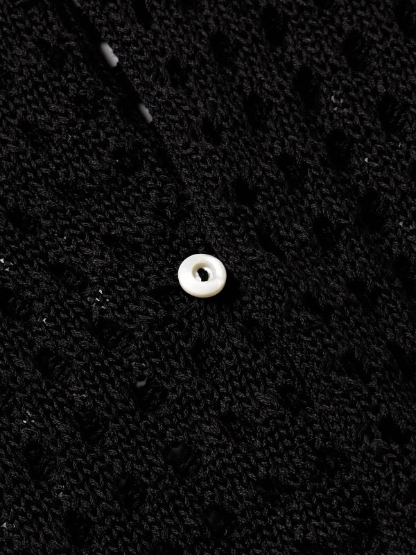 Blossom Tasselled Crocheted Pima Cotton Shirt - CU