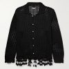 Blossom Tasselled Crocheted Pima Cotton Shirt