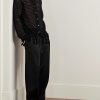 Blossom Tasselled Crocheted Pima Cotton Shirt - OU