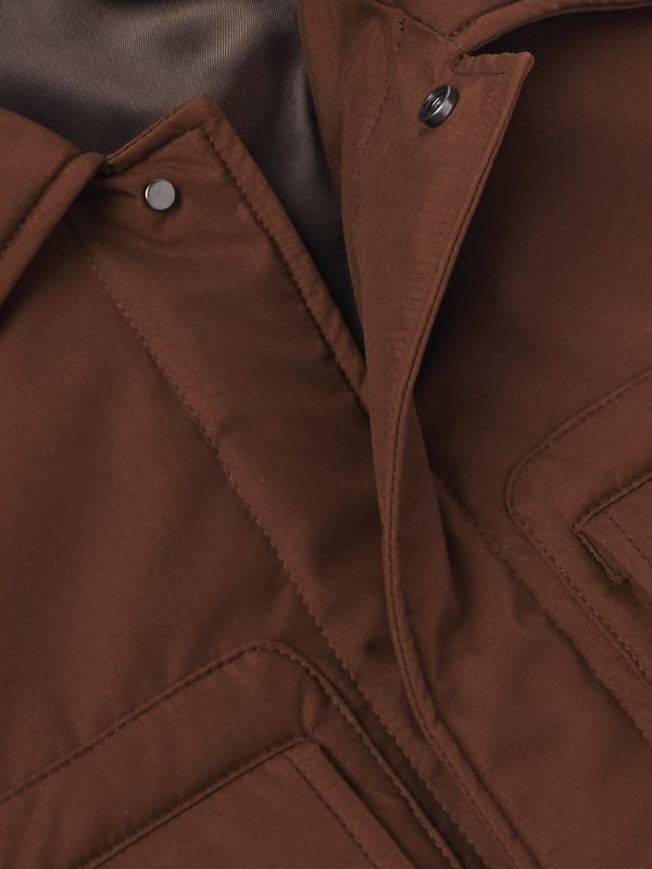 Padded Silk Shirt Jacket - CU Padded Silk Shirt Jacket - CU