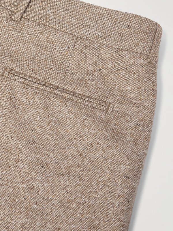 Straight-Leg Wool and Cashmere-Blend Suit Trousers - CU