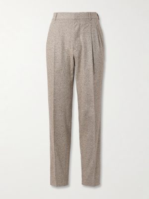 Straight-Leg Wool and Cashmere-Blend Suit Trousers Straight-Leg Wool and Cashmere-Blend Suit Trousers