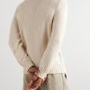 Ribbed Cotton and Cashmere-Blend Rollneck Sweater - BK Ribbed Cotton and Cashmere-Blend Rollneck Sweater - BK