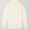 Ribbed Cotton and Cashmere-Blend Rollneck Sweater Ribbed Cotton and Cashmere-Blend Rollneck Sweater