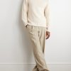 Ribbed Cotton and Cashmere-Blend Rollneck Sweater - OU Ribbed Cotton and Cashmere-Blend Rollneck Sweater - OU