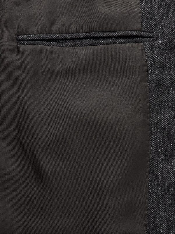 Double-Breasted Wool and Cashmere-Blend Blazer - E1 Double-Breasted Wool and Cashmere-Blend Blazer - E1