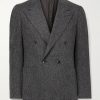 Double-Breasted Wool and Cashmere-Blend Blazer Double-Breasted Wool and Cashmere-Blend Blazer