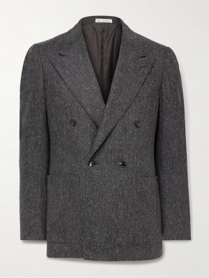 Double-Breasted Wool and Cashmere-Blend Blazer Double-Breasted Wool and Cashmere-Blend Blazer