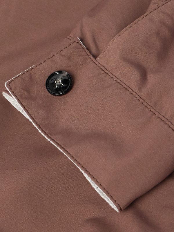 Linen, Wool and Silk-Blend Harrington Jacket - E1