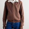Linen, Wool and Silk-Blend Harrington Jacket - FR