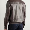 Leather Blouson Jacket - BK Leather Blouson Jacket - BK