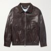 Leather Blouson Jacket Leather Blouson Jacket