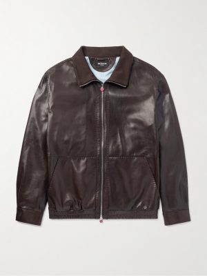 Leather Blouson Jacket Leather Blouson Jacket
