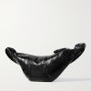 Croissant Small Coated-Cotton Messenger Bag - BK