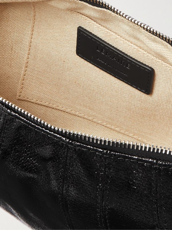 Croissant Small Coated-Cotton Messenger Bag - E1