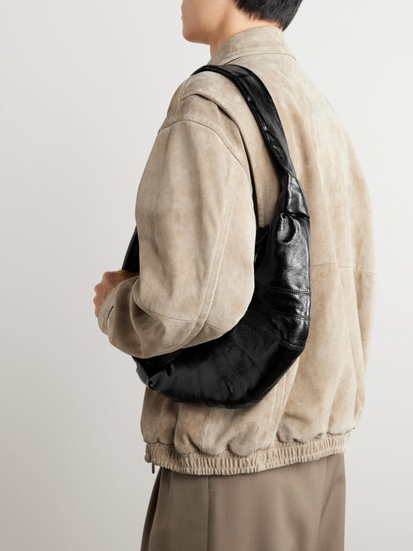 Croissant Small Coated-Cotton Messenger Bag - OU