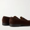 Piccadilly Suede Penny Loafers - BK Piccadilly Suede Penny Loafers - BK