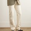 Belgravia Tasseled Leather-Trimmed Suede Loafers - OU