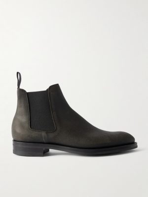 Govan Waxed-Suede Chelsea Boots