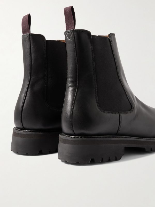Milo Welted Waterproof Leather Chelsea Boots - BK