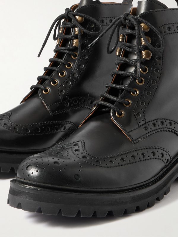 Fred Leather Brogue Boots - CU Fred Leather Brogue Boots - CU