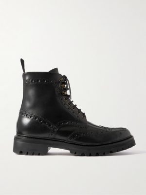 Fred Leather Brogue Boots