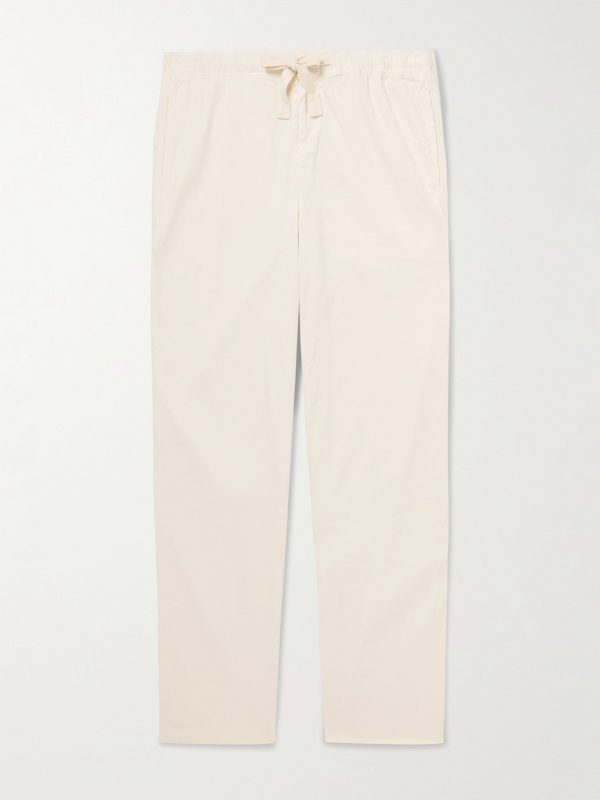 Alex Tapered Stretch Linen and Lyocell-Blend Drawstring Trousers Alex Tapered Stretch Linen and Lyocell-Blend Drawstring Trousers