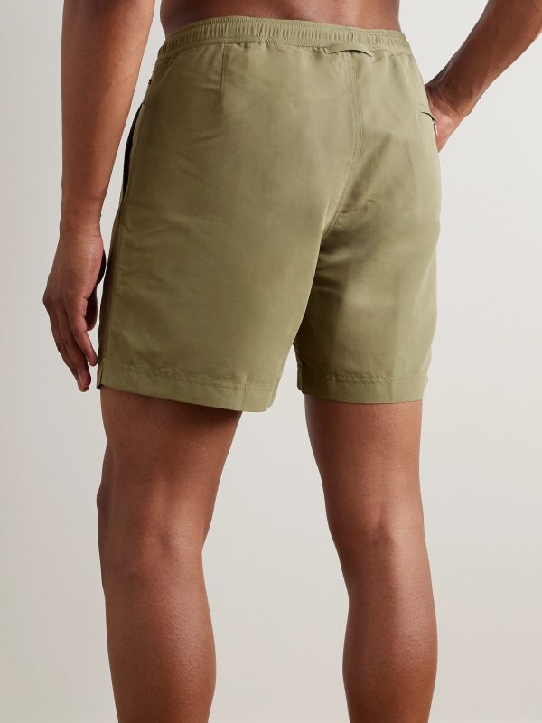 Bulldog Slim-Fit Mid-Length Recycled Swim Shorts - BK