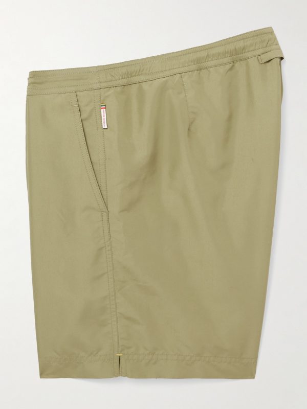 Bulldog Slim-Fit Mid-Length Recycled Swim Shorts - E1
