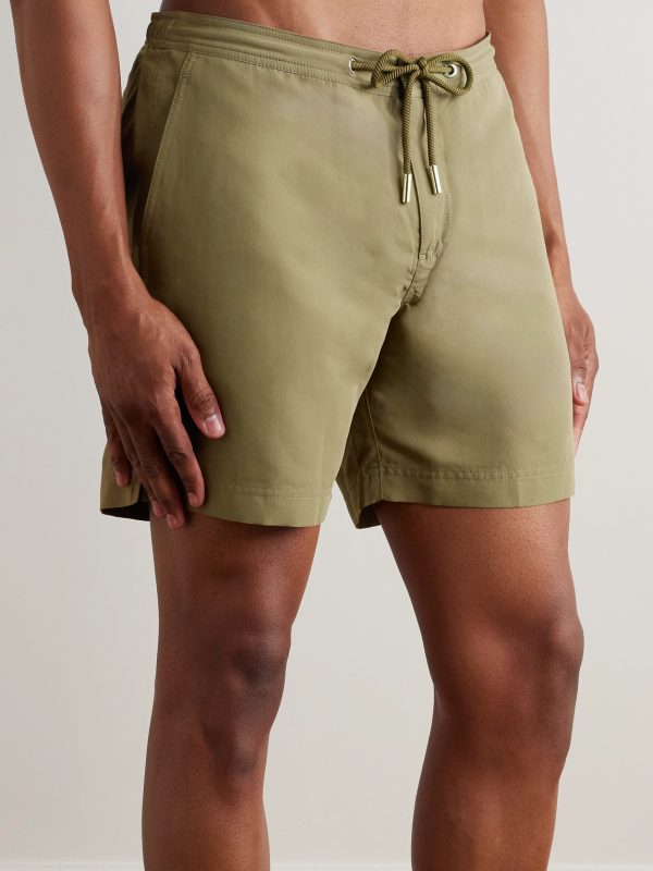 Bulldog Slim-Fit Mid-Length Recycled Swim Shorts - OU