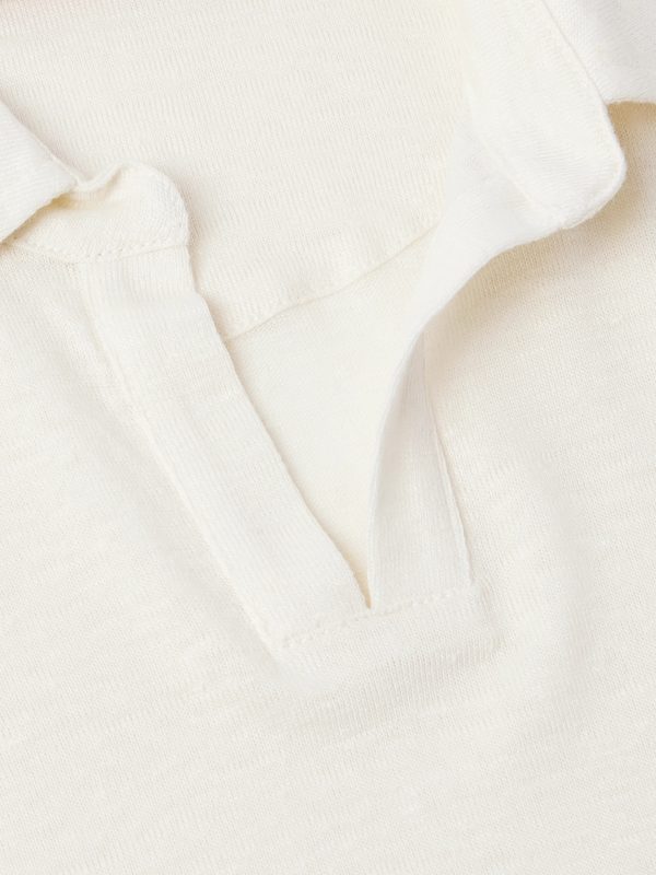 Felix Linen-Blend Jersey Polo Shirt - CU